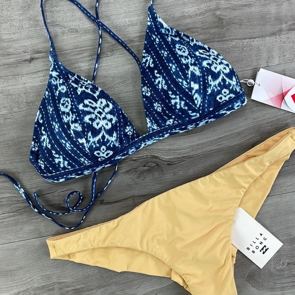 ☀️BILLABONG☀️RIP CURL☀️ SURF SHACK TRI TOP SOL SEARCHER TANGA CHEEKY BIKINI